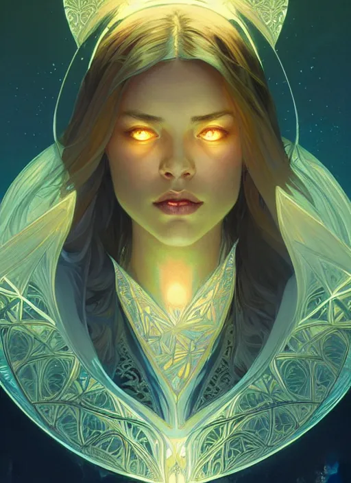 Image similar to symmetry!! water, glowing lights!! intricate elegant, highly detailed, digital painting, artstation, concept art, smooth, sharp focus, illustration, art by artgerm and greg rutkowski and alphonse mucha