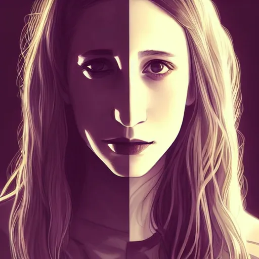 Image similar to in the style of halim ghodbane, artgerm, beautiful taissa farmiga, elegant pose, middle shot waist up, steampunk full color range, symmetrical face symmetrical eyes, cinematic lighting, detailed realistic eyes, short neck, insanely detailed and intricate elegant