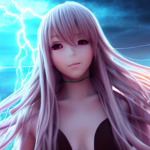 Prompt: render as a very beautiful 3d anime girl, long braided brown blonde hair, hazel eyes, full round face, short smile, cinematic lightning, medium shot, mid-shot, highly detailed, trending on Artstation, Unreal Engine 4k, cinematic wallpaper