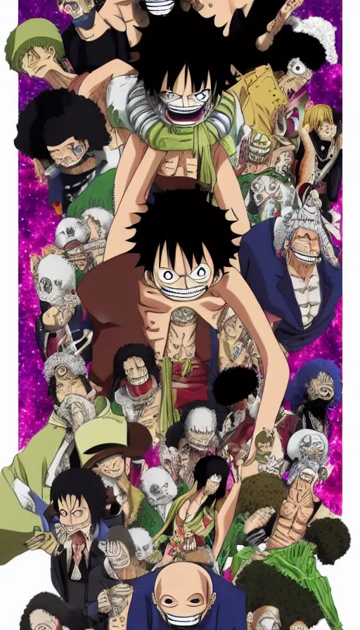 Image similar to The end of an organism, from One piece