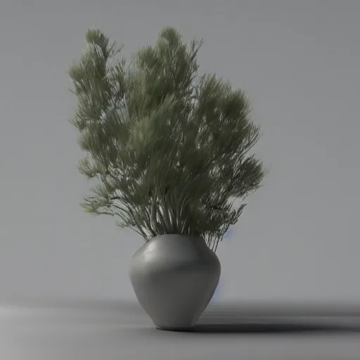 Prompt: a ceramic still distilling eucalyptus into a liquid, infrastructure, octane, 3 d model