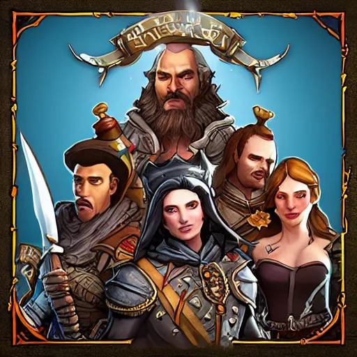 Image similar to a group icon for a discord group of people that play divinity original sin 2 definitive edition