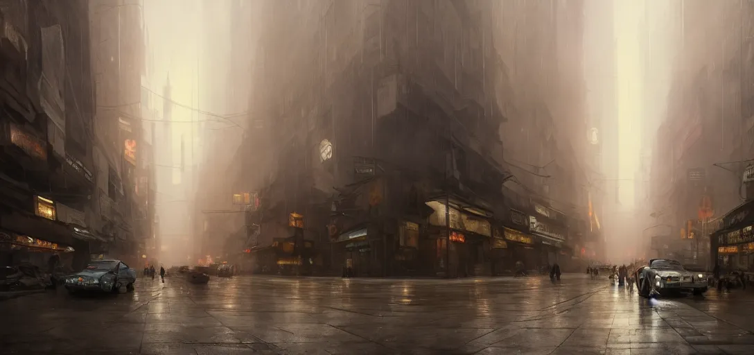 Image similar to 2 0 1 8 blade runner movie still cityscape street level, sci - fi elegant by dennis villeneuve, tom anders, zorn hans, dragan bibin, thoma, greg rutkowski, ismail inceoglu illustrated sand storm alphonse mucha, unreal engine 5, octane render