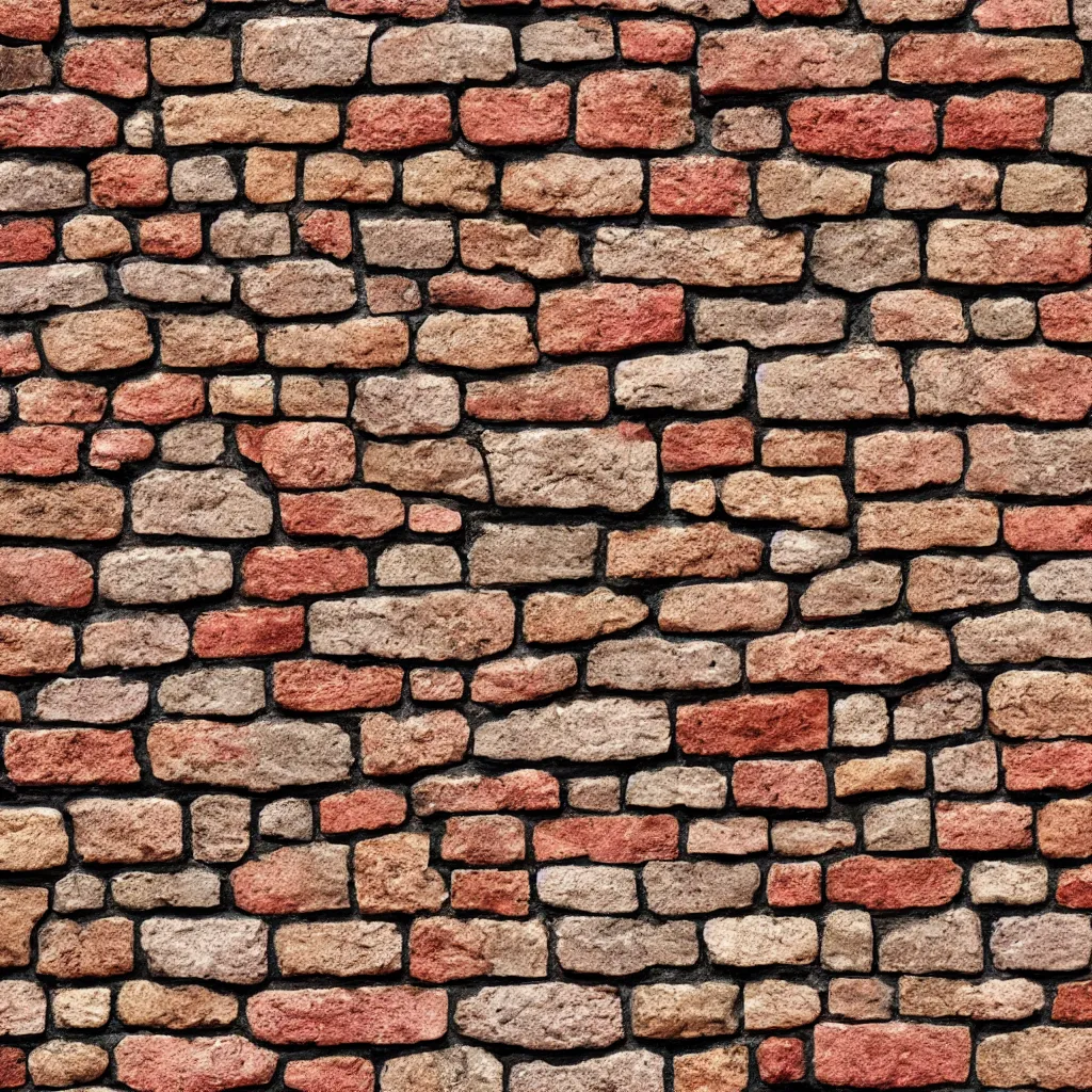 Prompt: a brick multicolor wall stone tile texture irregular diffuse albedo high detail holes 8k macro details texture texture texture texture