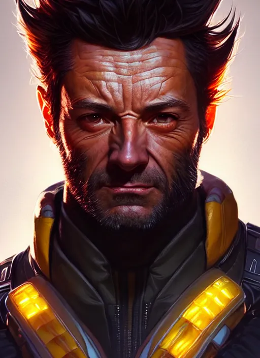 Prompt: portrait of apex legends wolverine, intricate, elegant, glowing lights, highly detailed, digital painting, artstation, glamor pose, concept art, smooth, sharp focus, illustration, art by artgerm and greg rutkowski, artey freytag