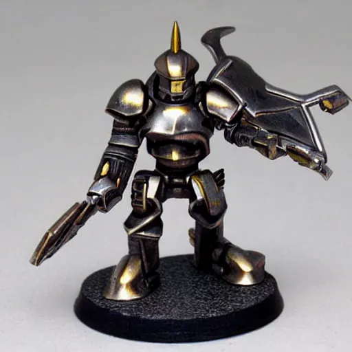 Prompt: futuristic iron knight