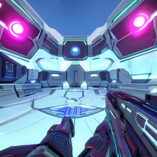 Prompt: splitgate : halo with portals - n 9