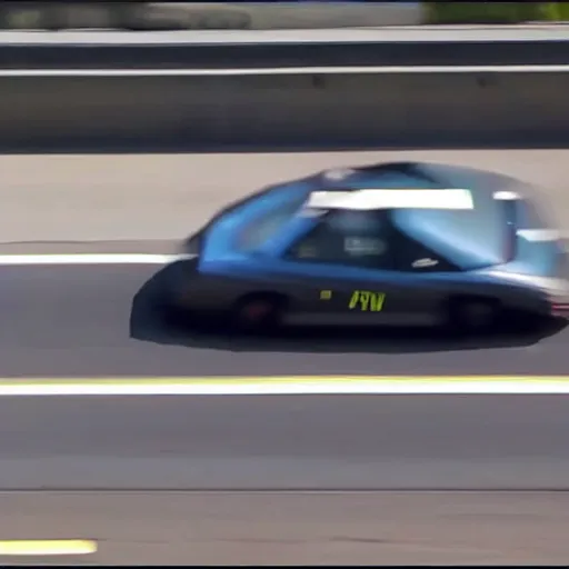 Image similar to live cctv footage of funny car on highway