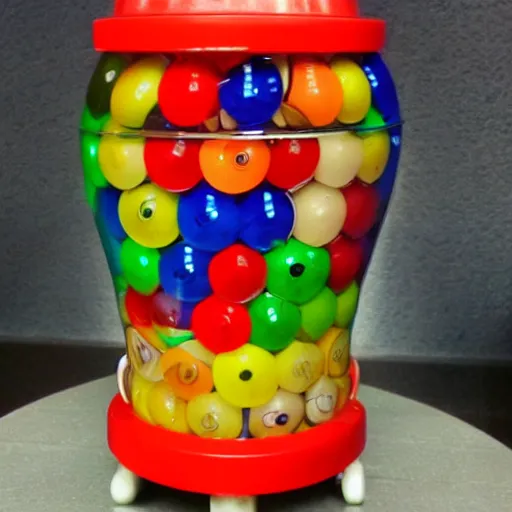 Image similar to eyeball gumball machine