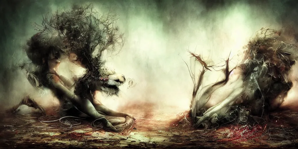 Image similar to The end of an organism, by ryohei hase