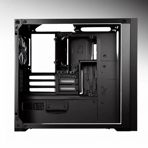 Image similar to metal computer case exposed concept pc boutique build open sides