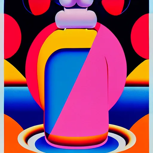 Image similar to propane cylinder by shusei nagaoka, kaws, david rudnick, airbrush on canvas, pastell colours, cell shaded, 8 k