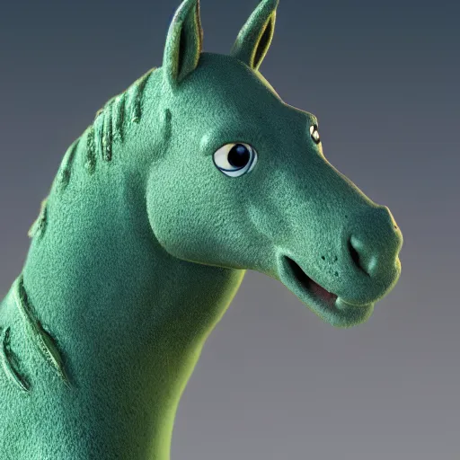 Prompt: ultra realistic 3 d render of bojack horseman