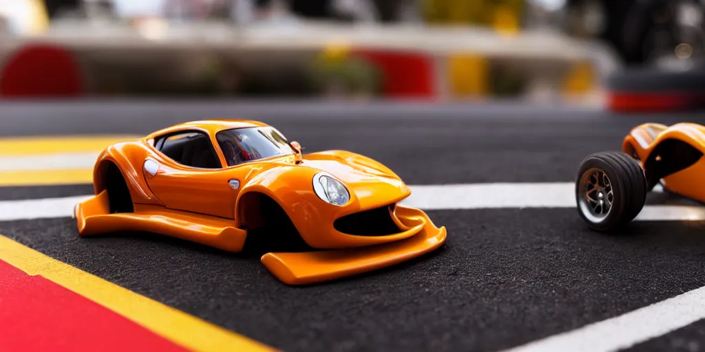 Image similar to Hot Wheels, coolest car ever, cinematic, 4K, HD, depth of field, bokeh, pirelli.