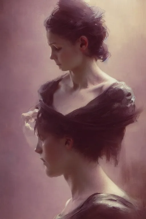 Image similar to beautiful photographic by jeremy mann, only one head single portrait absurdly beautiful, elegant, ultrafine hyperrealistic detailed face, greg rutkowski, alphonse mucha, intricate linework, sharp focus, smooth, octopath traveler, final fantasy, unreal engine, dramatic lighting, ethereal, 8 k