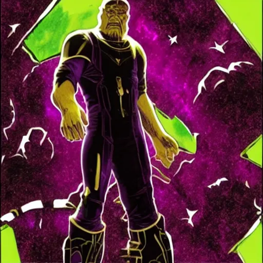 Prompt: thanos emo