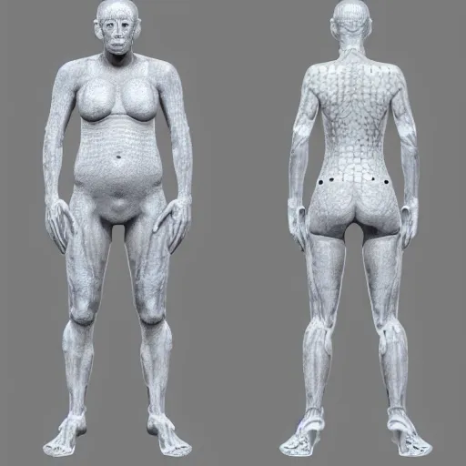 Image similar to humanoid skin textures and uv map