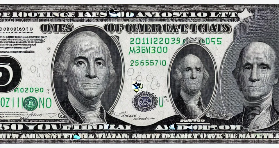 Image similar to concept design of american $ 5 0 note for the year 2 0 3 3