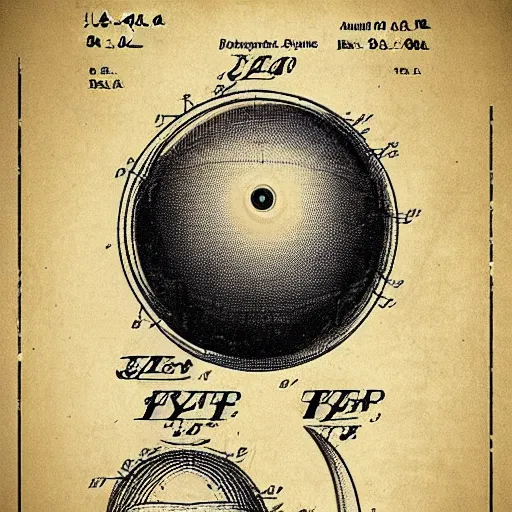 Image similar to 1 9 2 2 us patent for a eyeball for an android. highly detailed,