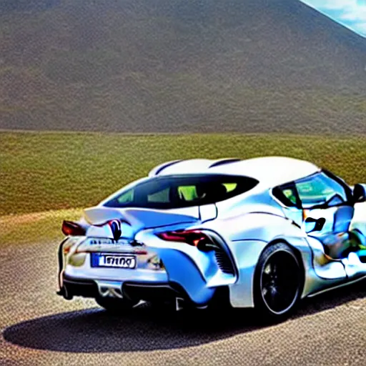 Image similar to toyota supra ma61 ,crossover quadra v tech