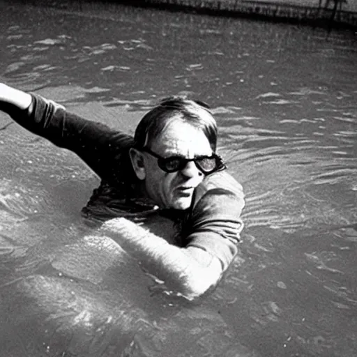 Image similar to mark e smith swimming underwater, about to catch a big fish