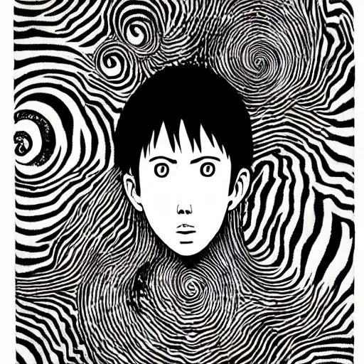 Image similar to uzumaki, by junji ito