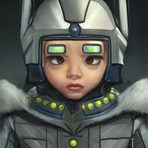 Prompt: animal crossing mayot as a realistic cyberpunk knight, closeup portrait art by donato giancola and greg rutkowski, realistic face, digital art, trending on artstation, symmetry!!