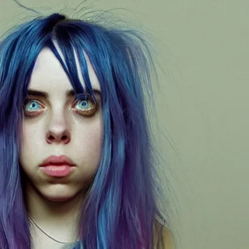 Image similar to billie eilish on a 2 0 1 2 facebook photo