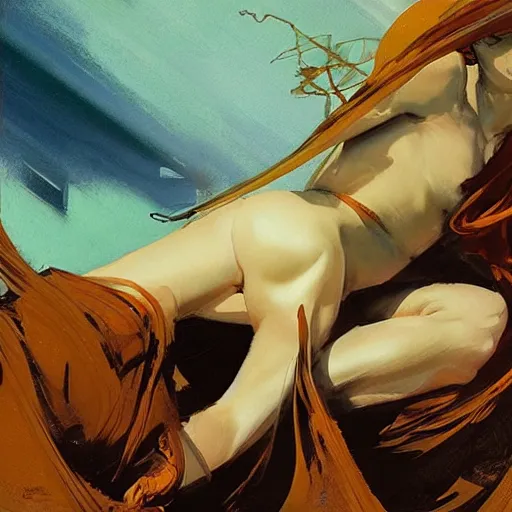 Prompt: saturn, intricate, elegant, highly detailed, greg manchess, mucha, liepke, ruan jia, jeffrey catherine jones, ridley scott