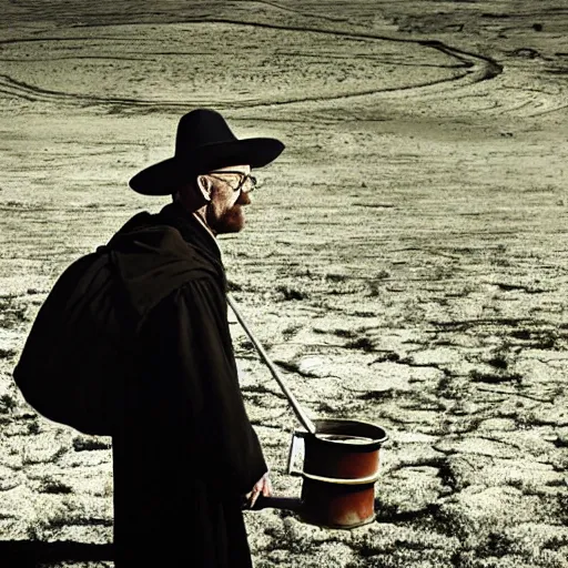 Prompt: Walter White in the witch's cauldron