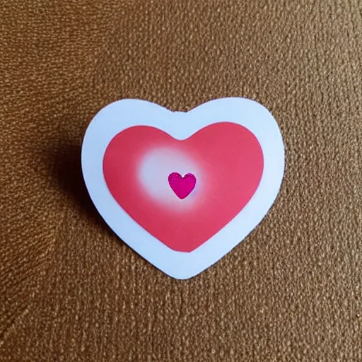 Image similar to cute realistic heart sticker