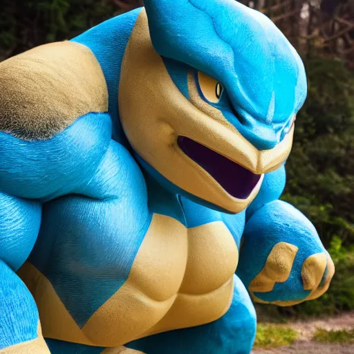 Image similar to national geographic photo of machamp, pokemon in the wild, intricate, portrait, 8 k highly professionally detailed, hdr, award winning