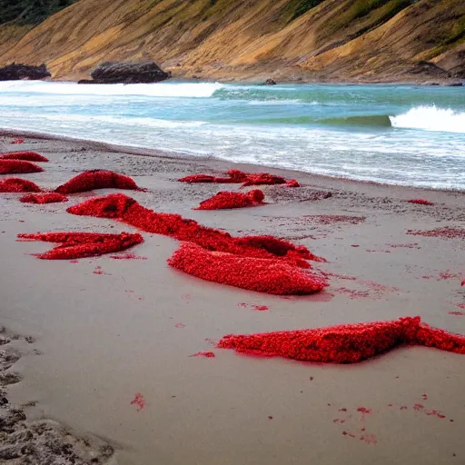 Prompt: Blood Beach. Just when you thought it was safe to go back in the water, you can\'t get to it.