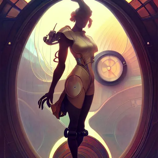 Image similar to futuristic sneakers, steampunk, sculpture, concept art, smooth, sharp focus, illustration, art by artgerm and greg rutkowski and alphonse mucha