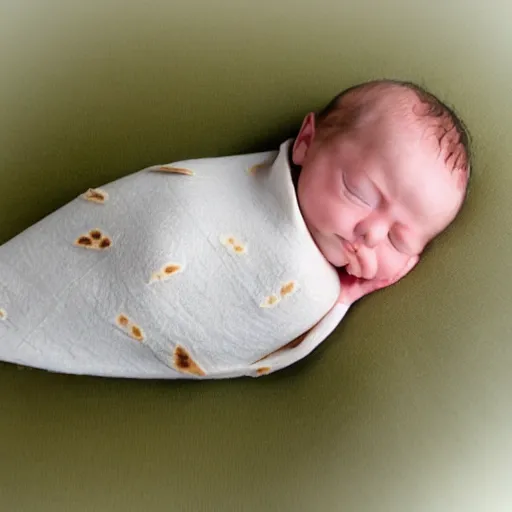 Prompt: burrito baby