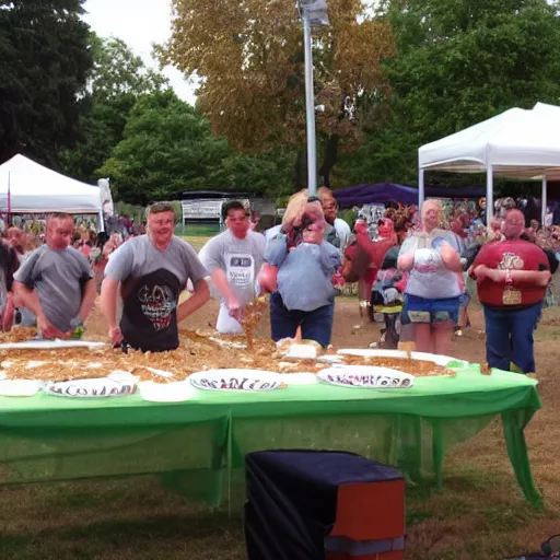 Image similar to pie eating contest for ants