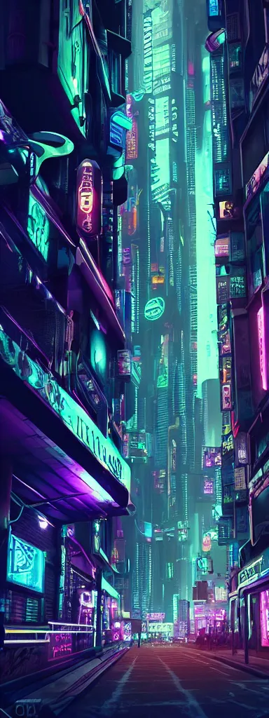 Image similar to A magnificent dark neon futuristic cyberpunk city bustling street at night made in cinema4d, masterpiece, hyper realistic, extreme details, cinematic