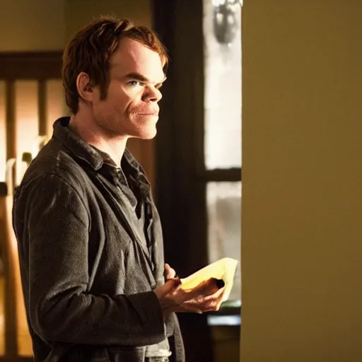 Image similar to michael c hall as goblin