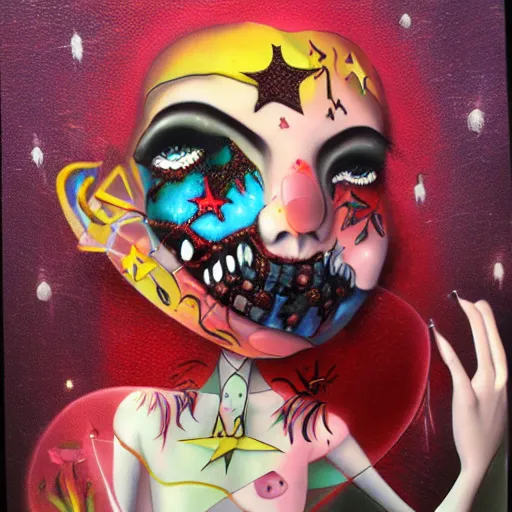 Prompt: pop surrealism art