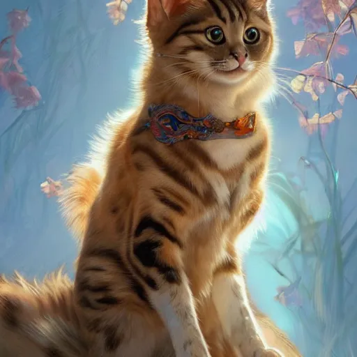 Image similar to ultra realistic illustration, bella thorne as a cat, intricate, elegant, highly detailed, digital painting, artstation, concept art, smooth, sharp focus, illustration, art by artgerm and greg rutkowski and alphonse mucha