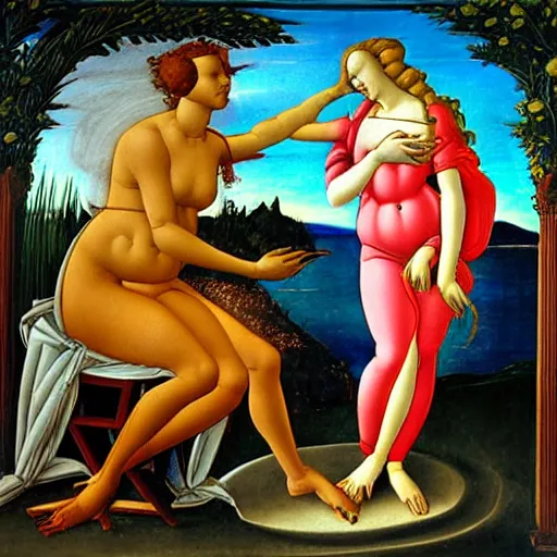 Image similar to venere di botticelli