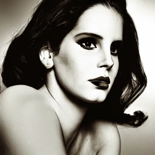 Image similar to lana del rey by david lynch