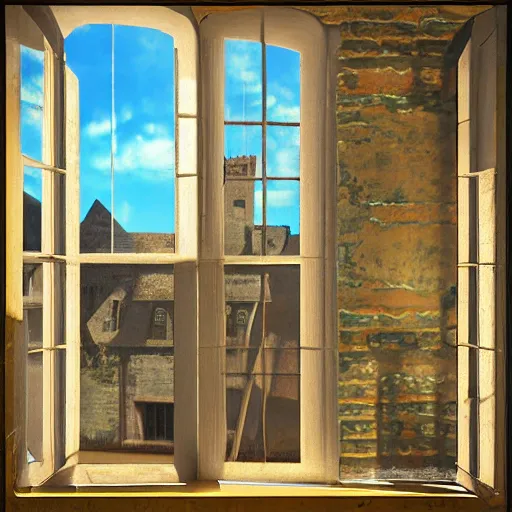 Image similar to 3D windows game from the 19th century