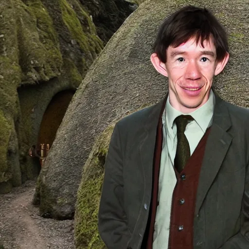 Prompt: Rory Stewart as a Hobbit