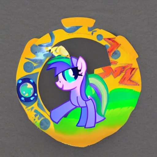 Image similar to My little pony gas mask