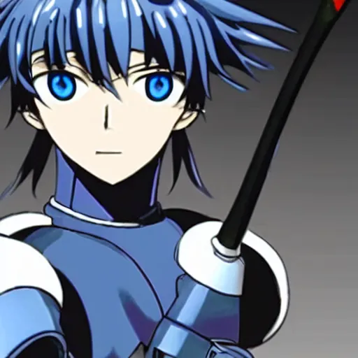 Prompt: A robot with a Sword :: Shingo Anime