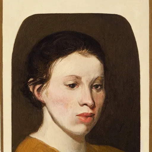 Prompt: female portrait, with a bowl of salad