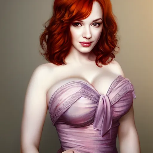 Prompt: photo of a gorgeous christina hendricks in the style of stefan kostic, realistic, professionally, professionally color graded, half body shot, sharp focus, 8 k high definition, insanely detailed, intricate, elegant, art by stanley lau and artgerm