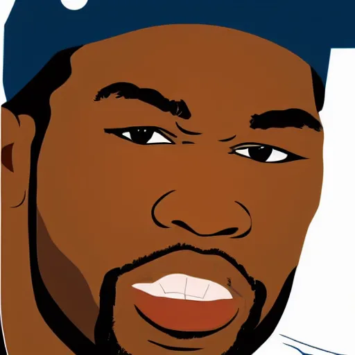 Image similar to vector art of 5 0 cent