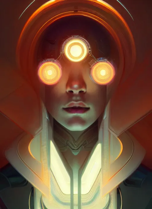 Prompt: symmetry!! portrait of scientist, tech wear, scifi, glowing lights!! intricate elegant, highly detailed, digital painting, artstation, concept art, smooth, sharp focus, illustration, art by artgerm and greg rutkowski and alphonse mucha